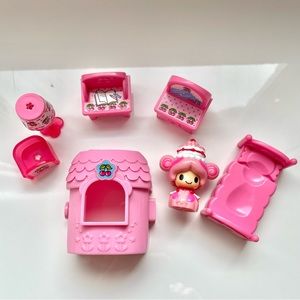 Koeda-chan Series - ShortCake-chan & Mini House set - Japan toy Kawaii
